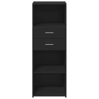 Credenza Nera 45x42,5x124 cm in Legno Multistrato 846167