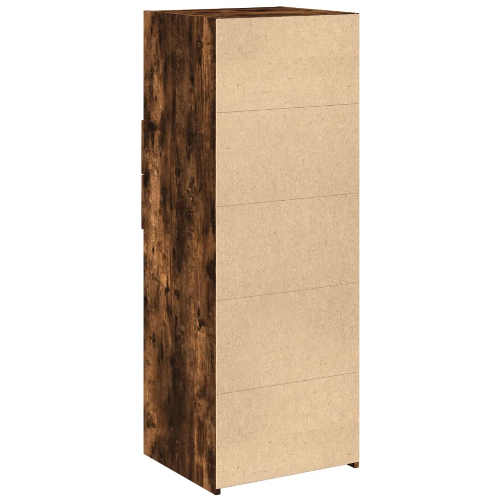 vidaXL Credenza Rovere Fumo 45x42,5x124 cm in Legno Multistrato