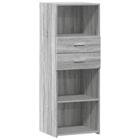 vidaXL Credenza Grigio Sonoma 45x42,5x124 cm in Legno Multistrato