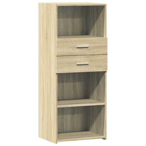 Credenza Rovere Sonoma 50x42,5x124 cm in Legno Multistrato 846175