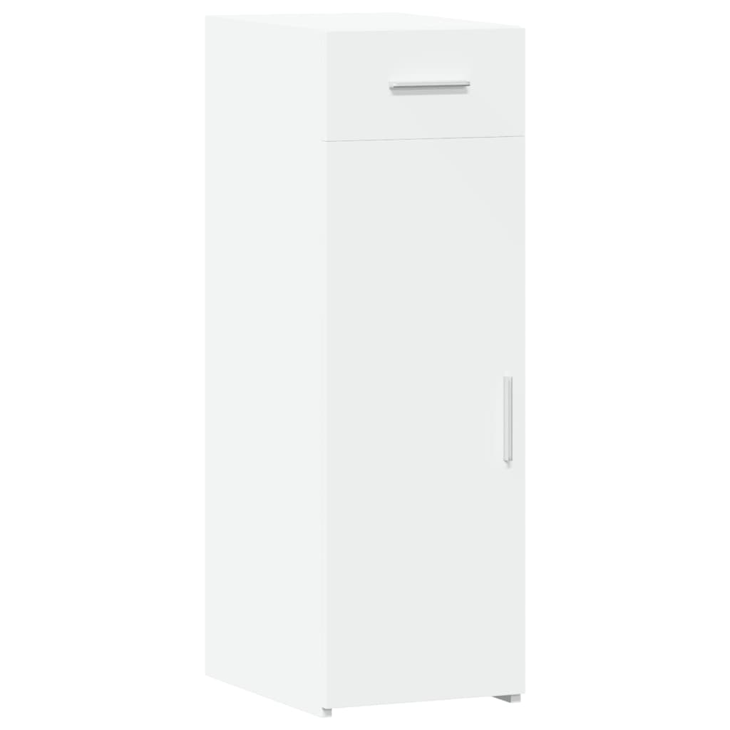 Credenza Bianca 30x42,5x93 cm in Legno Multistrato 846271