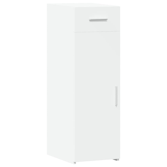 Credenza Bianca 30x42,5x93 cm in Legno Multistrato 846271