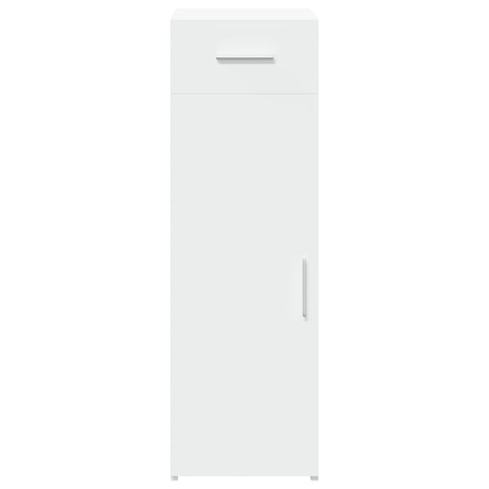 Credenza Bianca 30x42,5x93 cm in Legno Multistrato 846271