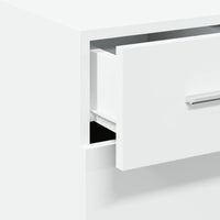 Credenza Bianca 30x42,5x93 cm in Legno Multistrato 846271