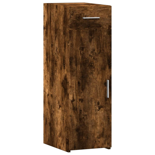 Credenza-Buffet-Armadio da cucina Rovere Fumo 30x42,5x93 cm in Legno Multistrato 172636