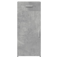 Credenza Grigio Cemento 40x42,5x93 cm in Legno Multistrato 846281