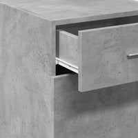 vidaXL Credenza Grigio Cemento 40x42,5x93 cm in Legno Multistrato