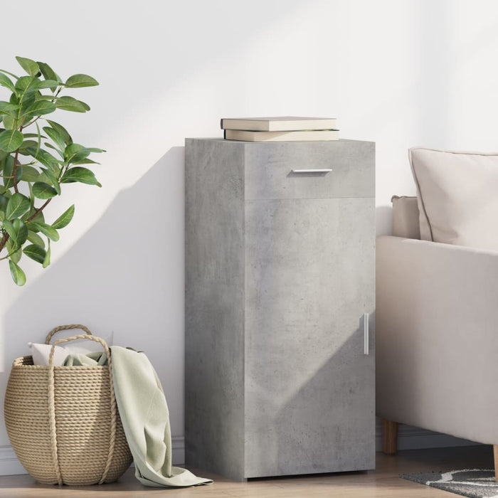 Credenza Grigio Cemento 40x42,5x93 cm in Legno Multistrato 846281
