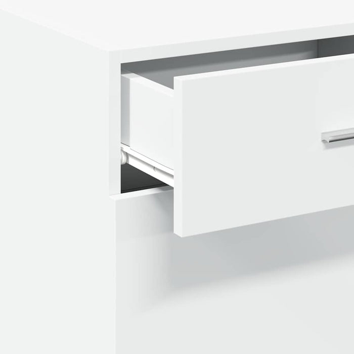 Credenza Bianca 45x42,5x93 cm in Legno Multistrato 846285