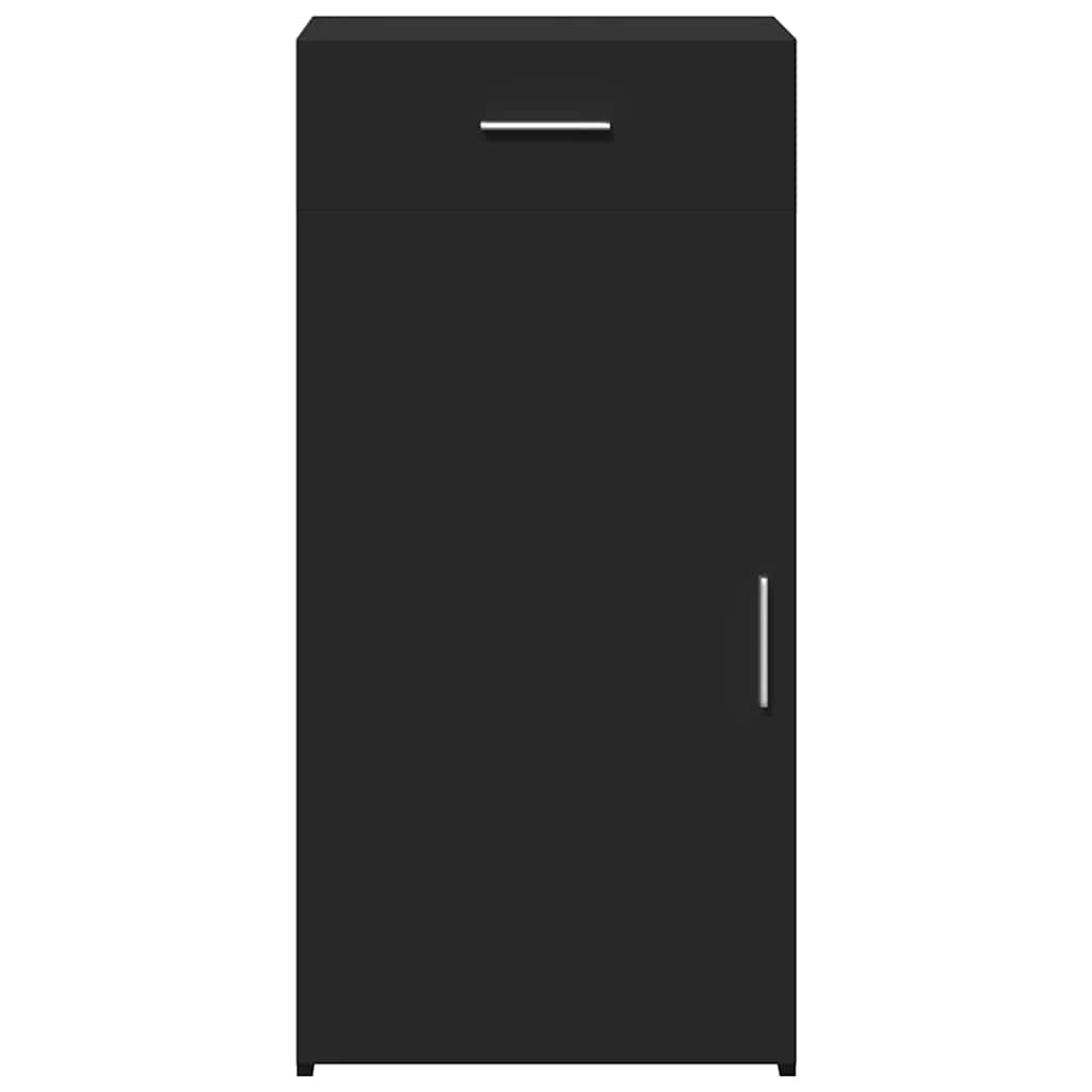 Credenza Nera 45x42,5x93 cm in Legno Multistrato 846286