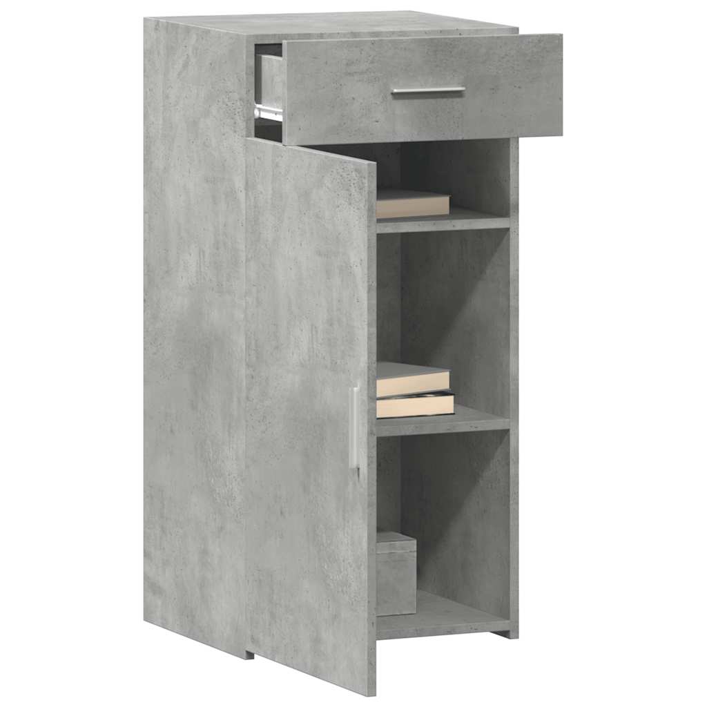 Credenza Grigio Cemento 45x42,5x93 cm in Legno Multistrato 846288