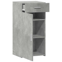 Credenza Grigio Cemento 45x42,5x93 cm in Legno Multistrato 846288