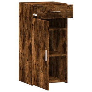 Credenza-Buffet-Armadio da cucina Rovere Fumo 45x42,5x93 cm in Legno Multistrato 390114