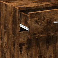 Credenza-Buffet-Armadio da cucina Rovere Fumo 45x42,5x93 cm in Legno Multistrato 390114