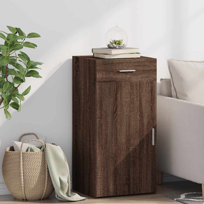 Credenza Rovere Marrone 45x42,5x93 cm in Legno Multistrato 846291