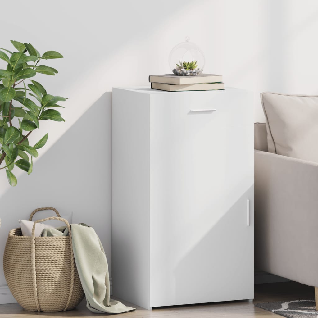 Credenza-Buffet-Armadio da cucina Bianca 50x42,5x93 cm in Legno Multistrato 700836