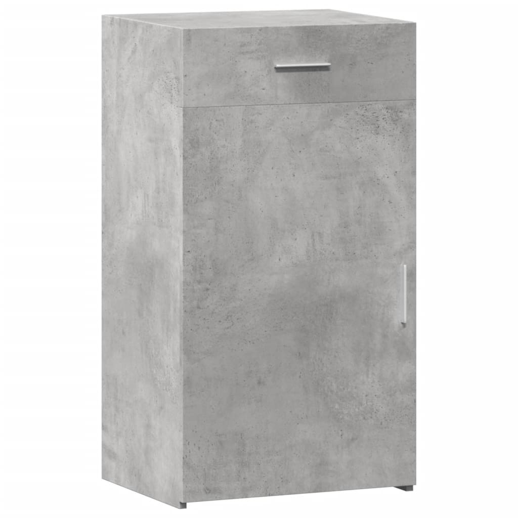 vidaXL Credenza Grigio Cemento 50x42,5x93 cm in Legno Multistrato