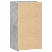 vidaXL Credenza Grigio Cemento 50x42,5x93 cm in Legno Multistrato