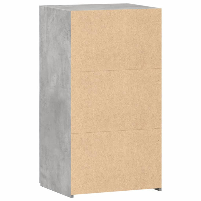 vidaXL Credenza Grigio Cemento 50x42,5x93 cm in Legno Multistrato