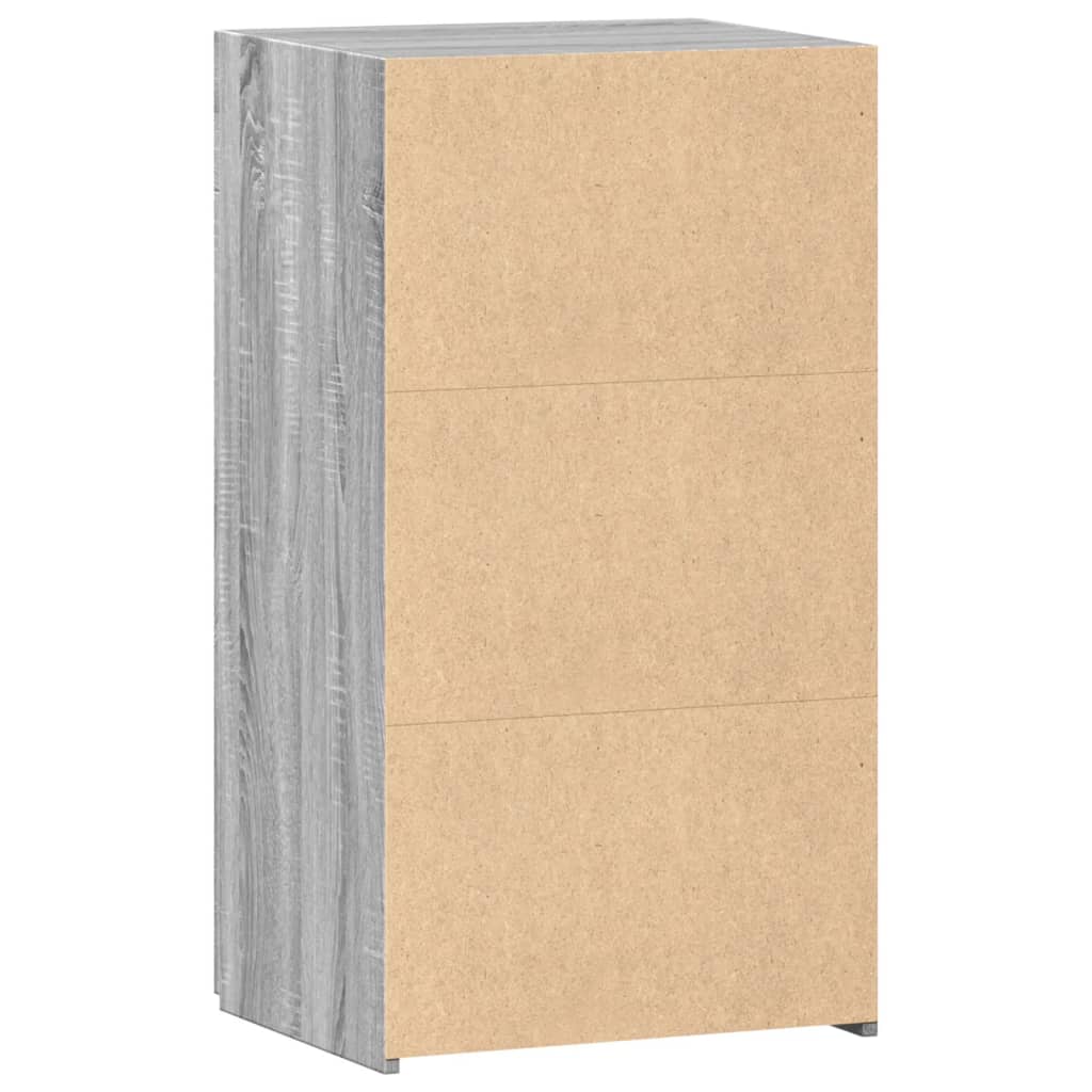 vidaXL Credenza Grigio Sonoma 50x42,5x93 cm in Legno Multistrato