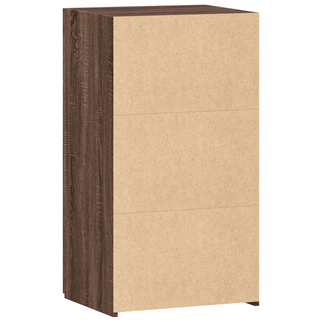 Credenza Rovere Marrone 50x42,5x93 cm in Legno Multistrato 846298