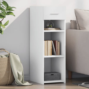 vidaXL Credenza Bianca 30x42,5x93 cm in Legno Multistrato