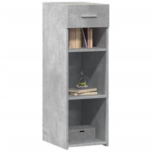 Credenza-Buffet-Armadio da cucina Grigio Cemento 30x42,5x93 cm in Legno Multistrato 327831