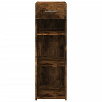 Credenza Rovere Fumo 30x42,5x93 cm in Legno Multistrato 846310