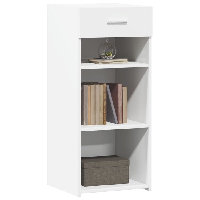 Credenza Bianca 40x42,5x93 cm in Legno Multistrato 846313