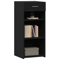 Credenza Nera 40x42,5x93 in Legno Multistrato 846314