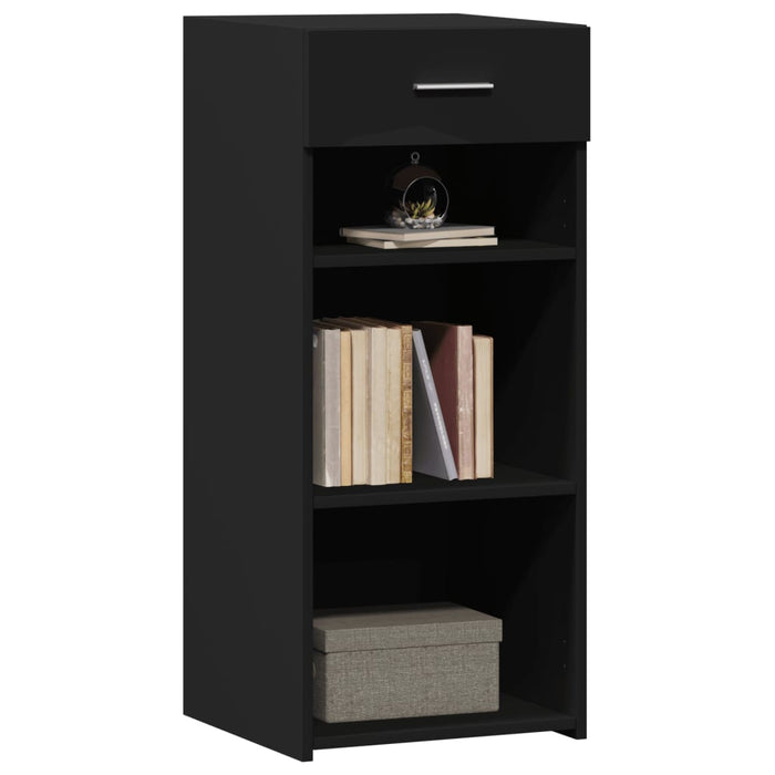 Credenza Nera 40x42,5x93 in Legno Multistrato 846314