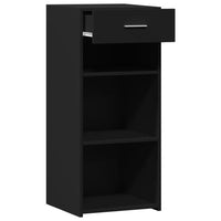 Credenza Nera 40x42,5x93 in Legno Multistrato 846314