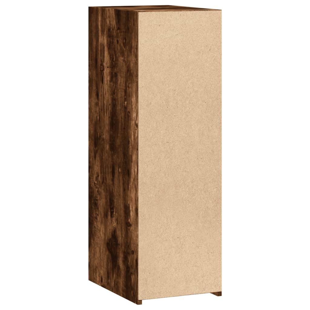 vidaXL Credenza Rovere Fumo 30x41x93 cm in Legno Multistrato