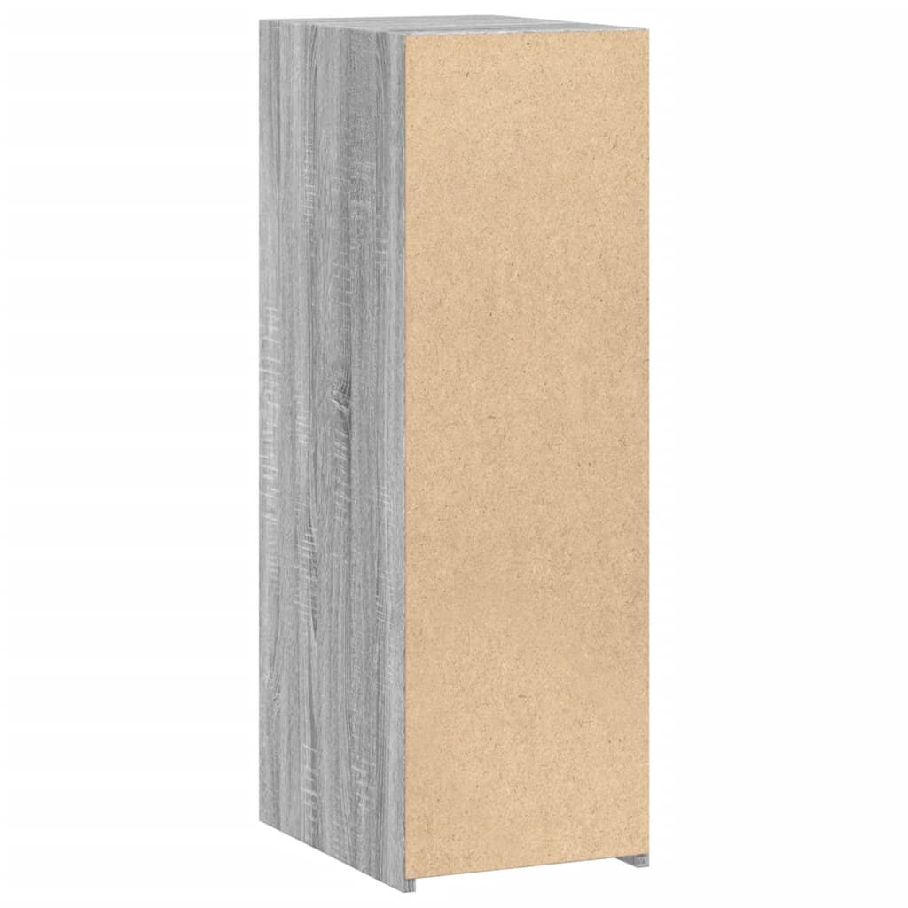 Credenza Grigio Sonoma 30x41x93 cm in Legno Multistrato 846346