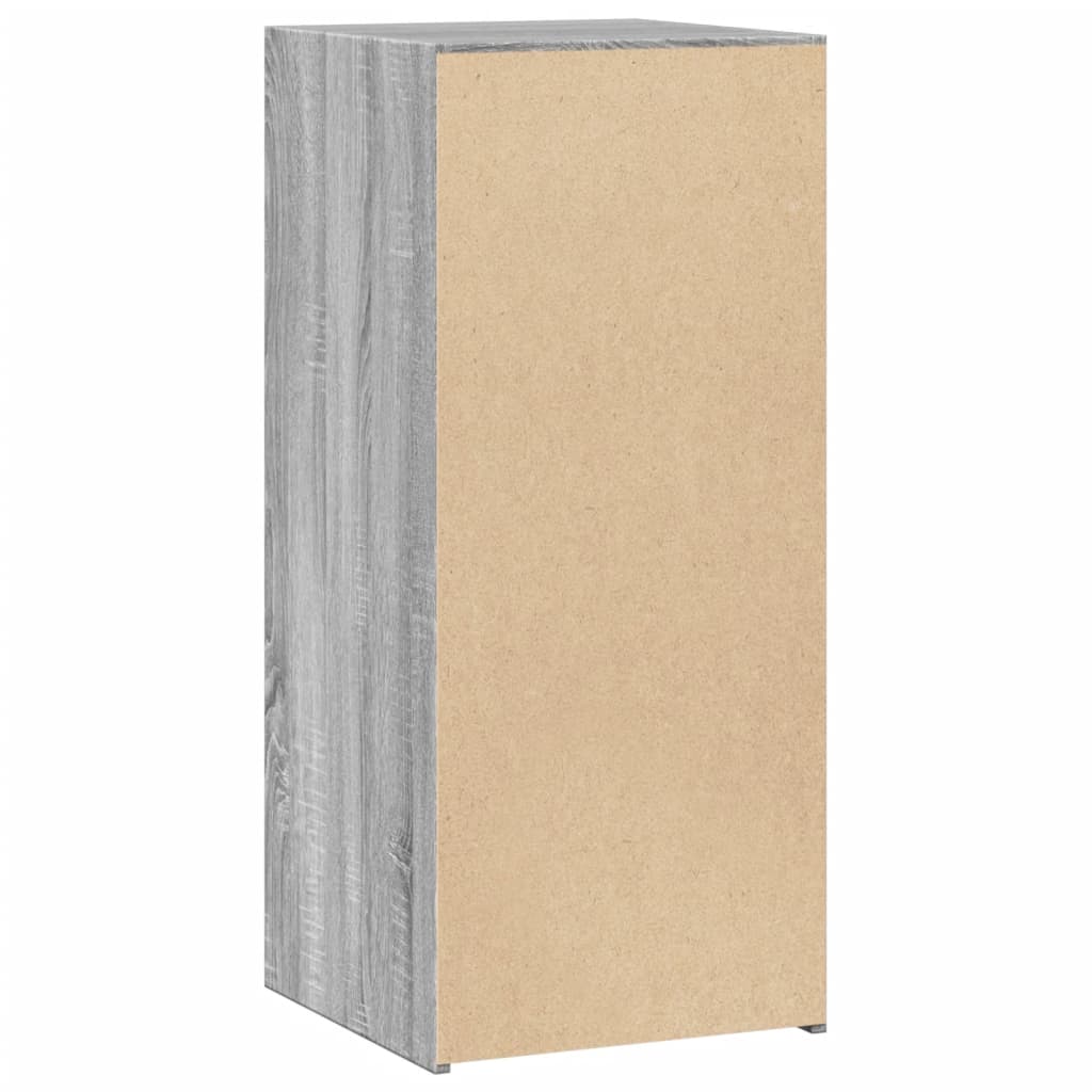 vidaXL Credenza Grigio Sonoma 40x41x93 cm in Legno Multistrato
