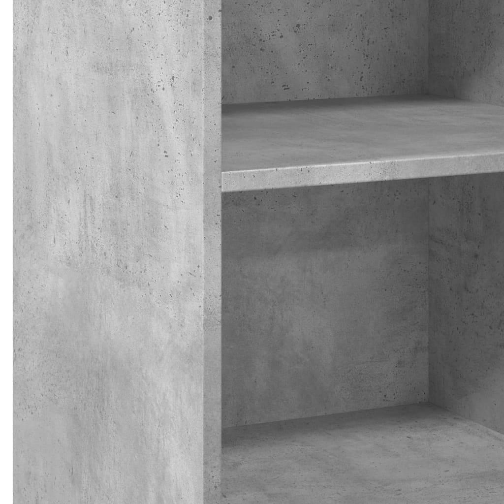 vidaXL Credenza Grigio Cemento 50x41x93 cm in Legno Multistrato