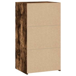 vidaXL Credenza Rovere Fumo 50x41x93 cm in Legno Multistrato