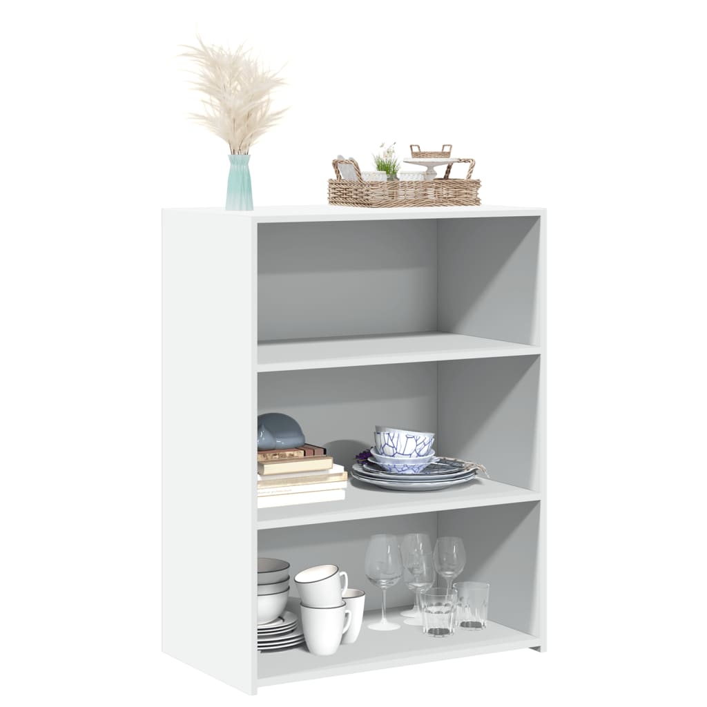 Credenza Bianca 70x41x93 cm in Legno Multistrato 846369