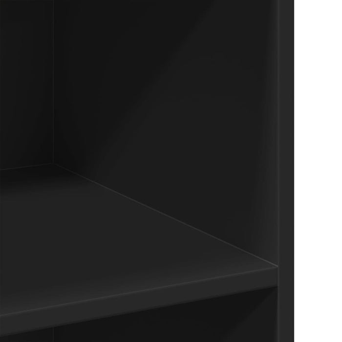 vidaXL Credenza Nera 70x41x93 cm in Legno Multistrato