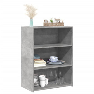 vidaXL Credenza Grigio Cemento 70x41x93 cm in Legno Multistrato