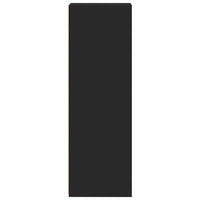 Credenza-Buffet-Armadio da cucina Nera 30x41x124 cm in Legno Multistrato