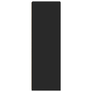 Credenza-Buffet-Armadio da cucina Nera 30x41x124 cm in Legno Multistrato