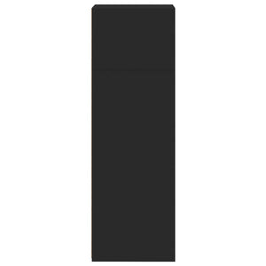 Credenza-Buffet-Armadio da cucina Nera 40x41x124 cm in Legno Multistrato