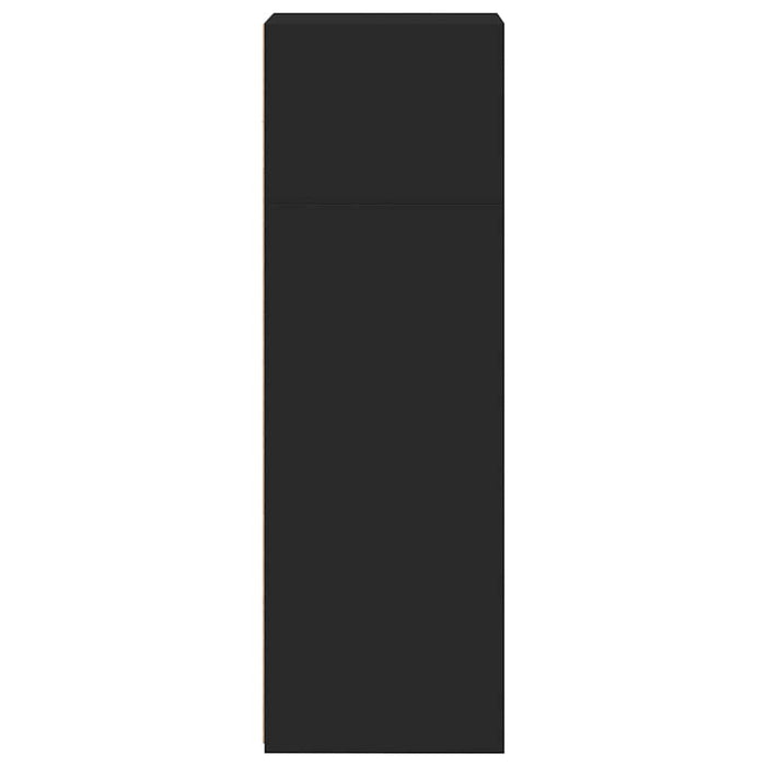 Credenza-Buffet-Armadio da cucina Nera 40x41x124 cm in Legno Multistrato