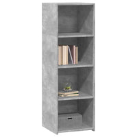 vidaXL Credenza Grigio Cemento 40x41x124cm in Legno Multistrato