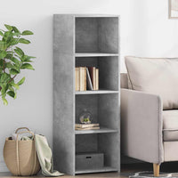 vidaXL Credenza Grigio Cemento 40x41x124cm in Legno Multistrato