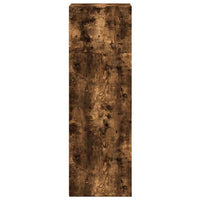 vidaXL Credenza Rovere Fumo 40x41x124cm in Legno Multistrato