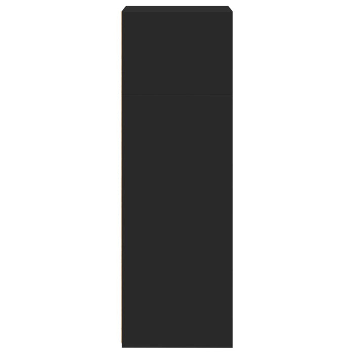 vidaXL Credenza Nera 45x41x124cm in Legno Multistrato