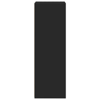 vidaXL Credenza Nera 50x41x124 cm in Legno Multistrato