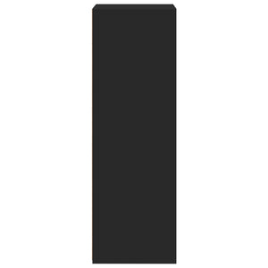 vidaXL Credenza Nera 50x41x124 cm in Legno Multistrato